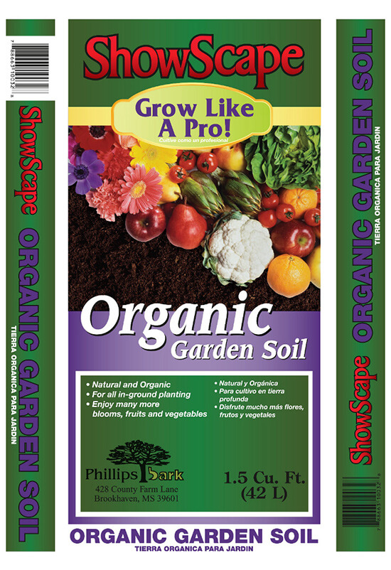 Showscape Organic Garden Soil by Phillips Bark